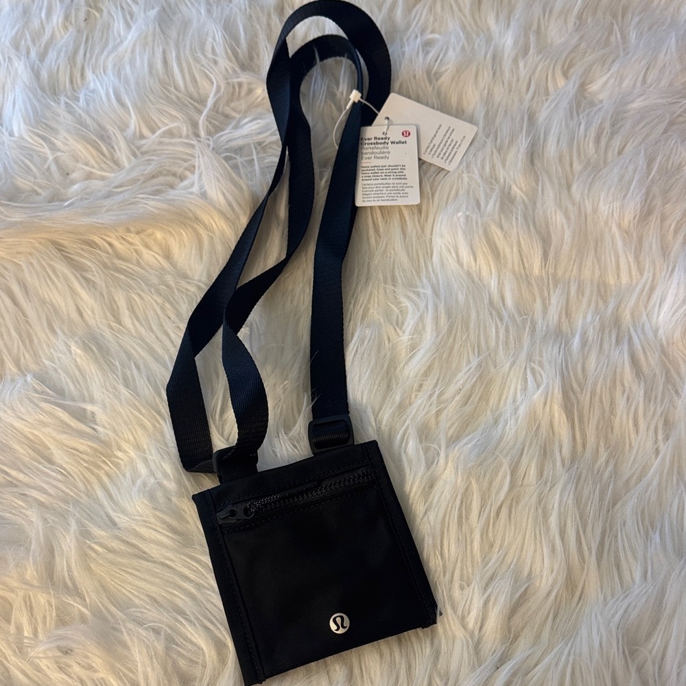 Lululemon Black Crossbody Wallet